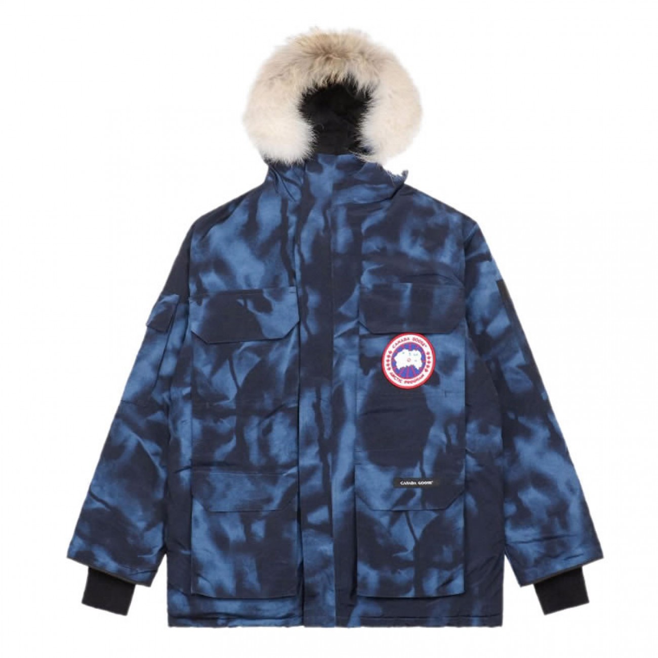 08 ' Canada Goose '19FW Expedition 4660MA Down Jacket Coat Camouflage Blue