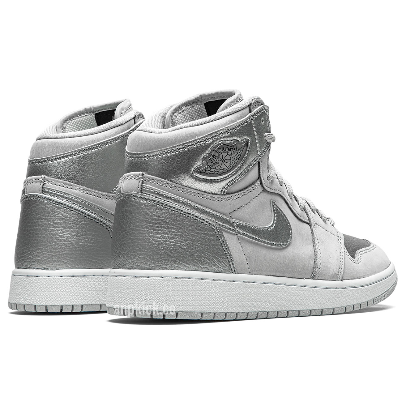 Air Jordan 1 Retro High OG GS Co.JP Metallic Silver Neutral Grey 575441-029