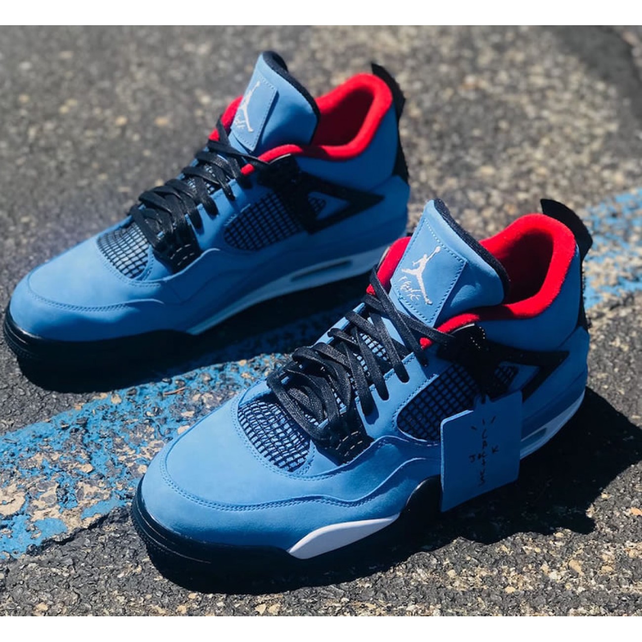 Travis Scott Cactus Jack x Air Jordan 4 Houston Oilers 308497-406