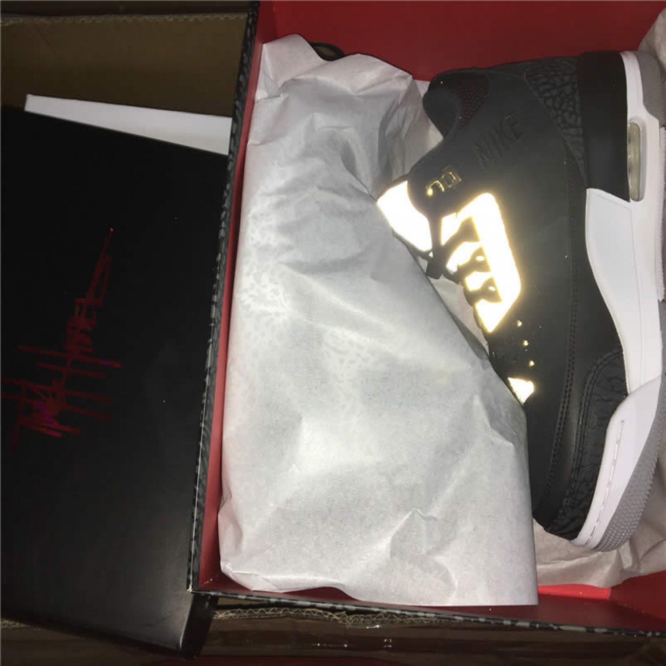 Air Jordan 3 Tinker 2019 Black Cement On Feet Release Date CK4348-007