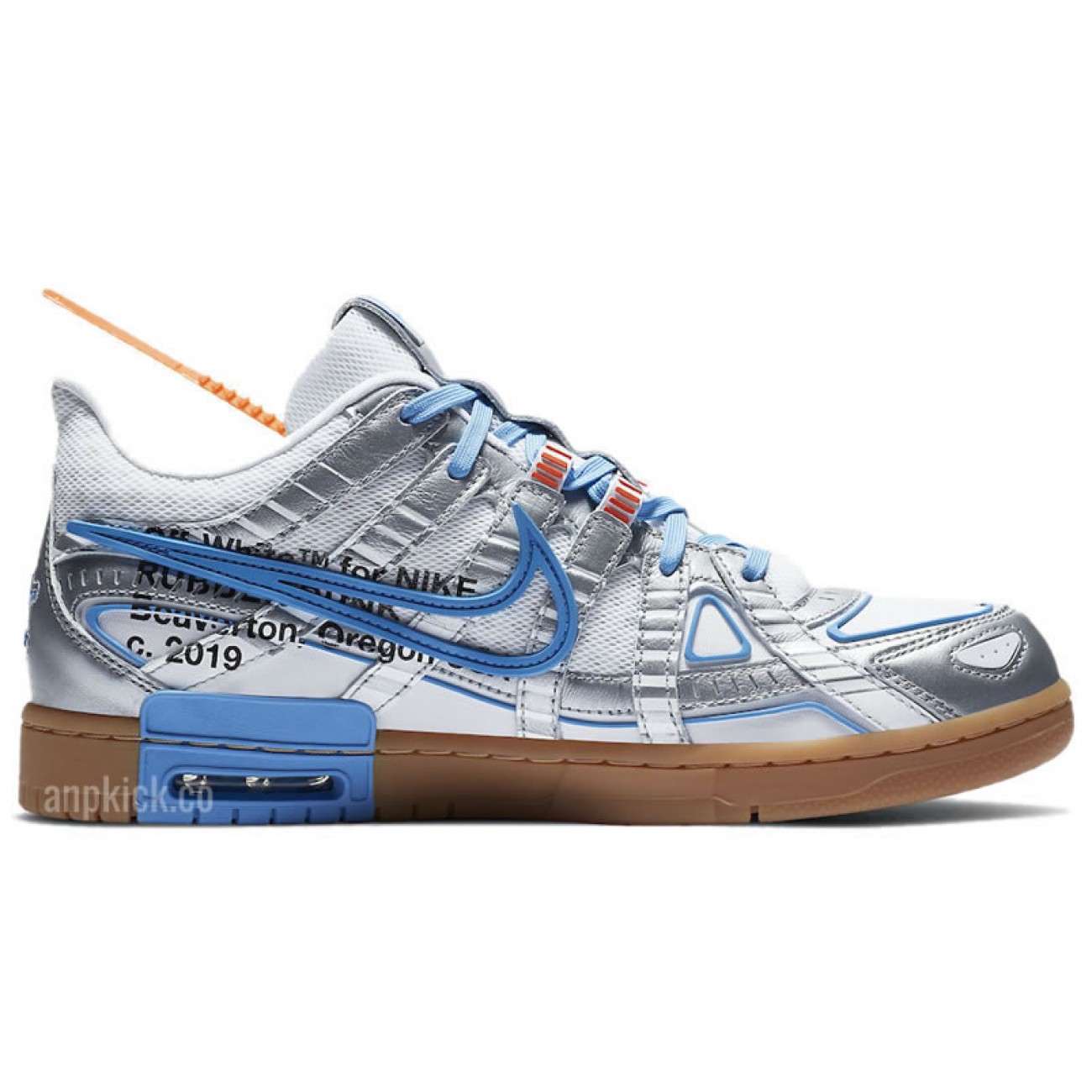 OFF-WHITE x Nike Air Rubber Dunk University Blue Release Date CU6015-100