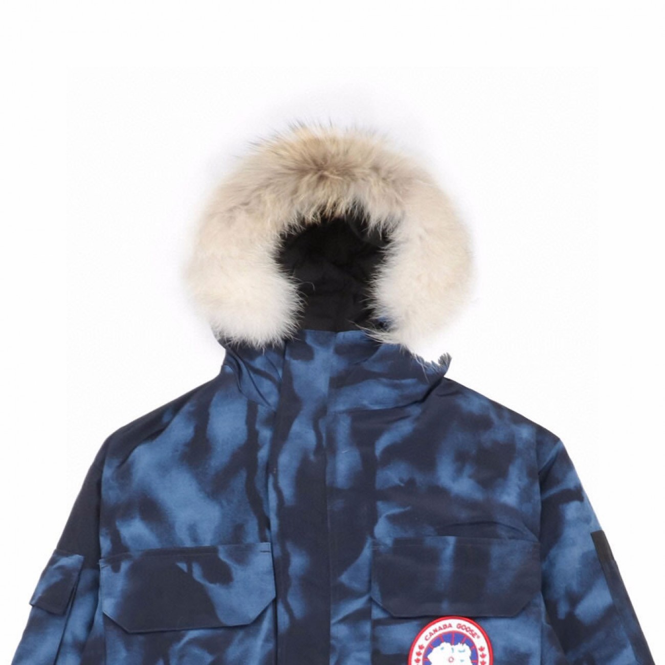 08 ' Canada Goose '19FW Expedition 4660MA Down Jacket Coat Camouflage Blue