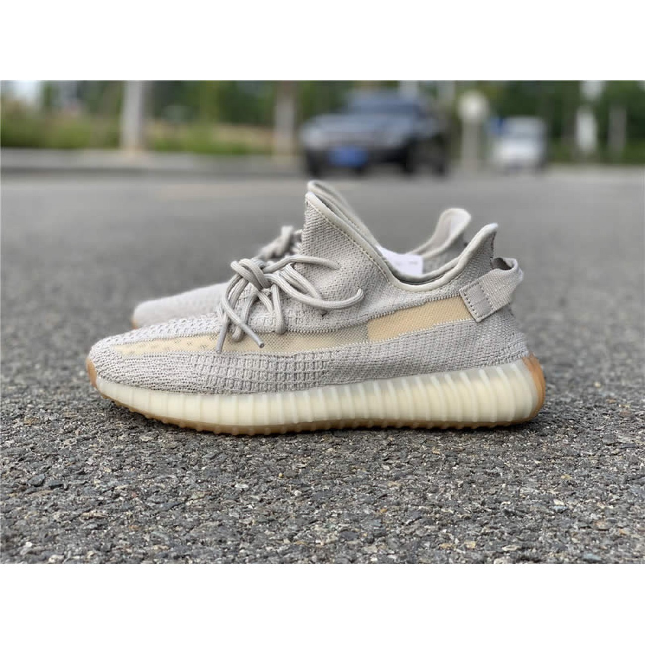 adidas Yeezy Boost 350 V2 Sesame / Static F99710 New Yeezys Shoes