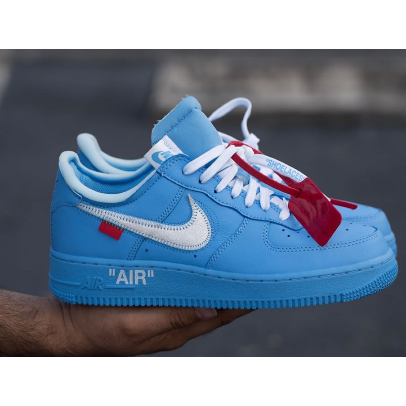 Off-White x Nike Air Force 1 Low MCA University Blue For Sale CI1173-400