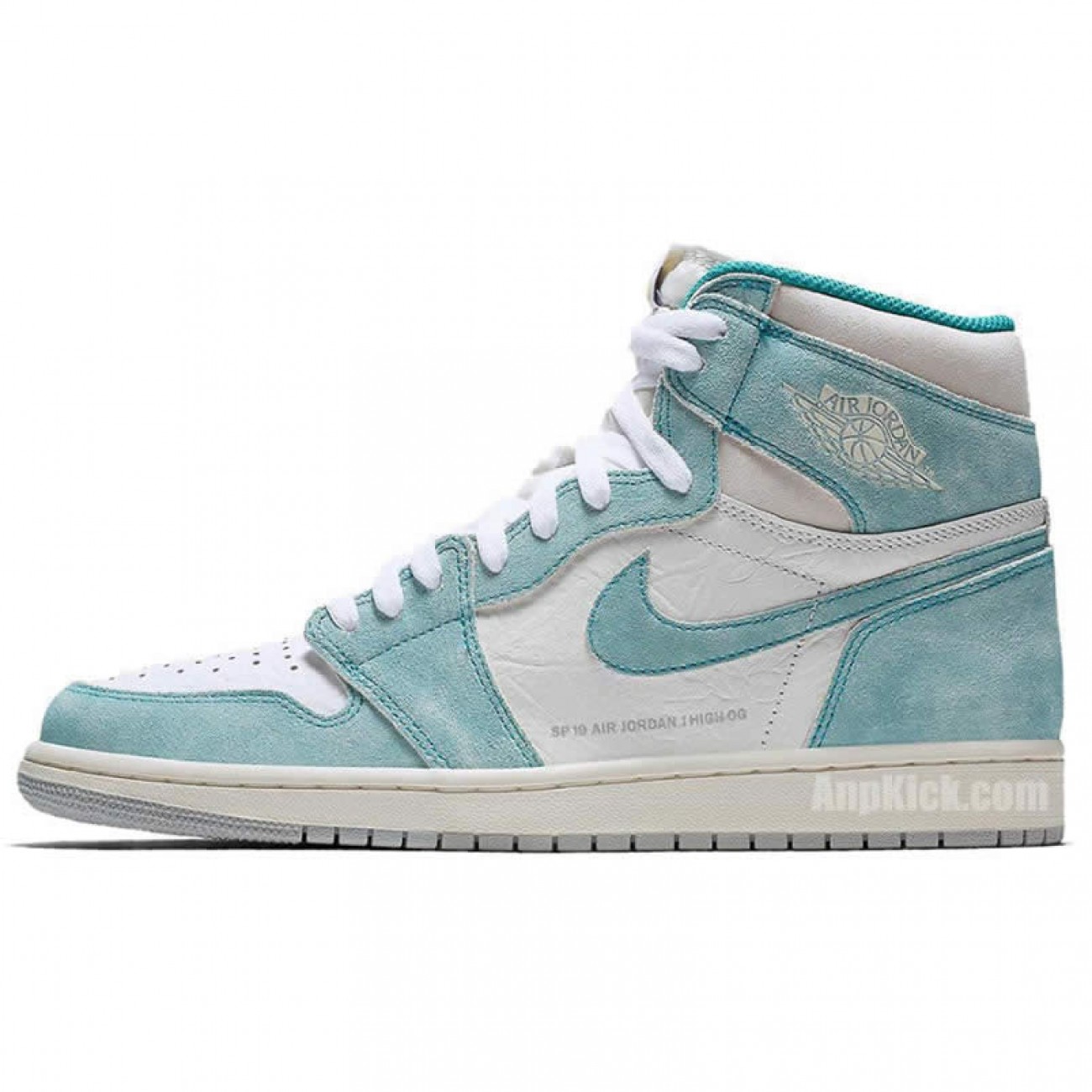 Air Jordan 1 Retro High OG Turbo Green White Grey 555088-311