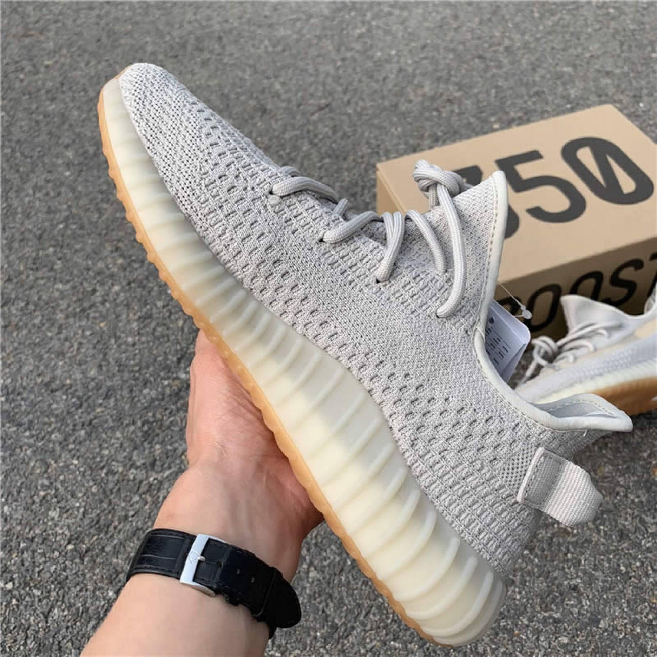 adidas Yeezy Boost 350 V2 Sesame / Static F99710 New Yeezys Shoes