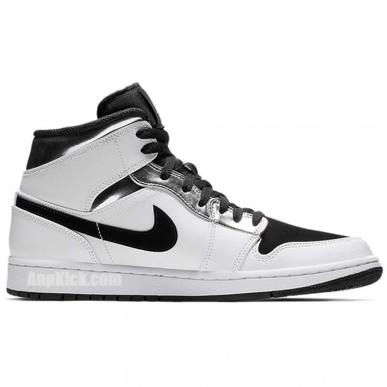 Air Jordan 1 Mid White/Silver Kawhi Leonard Alternate Shoes 554724-121