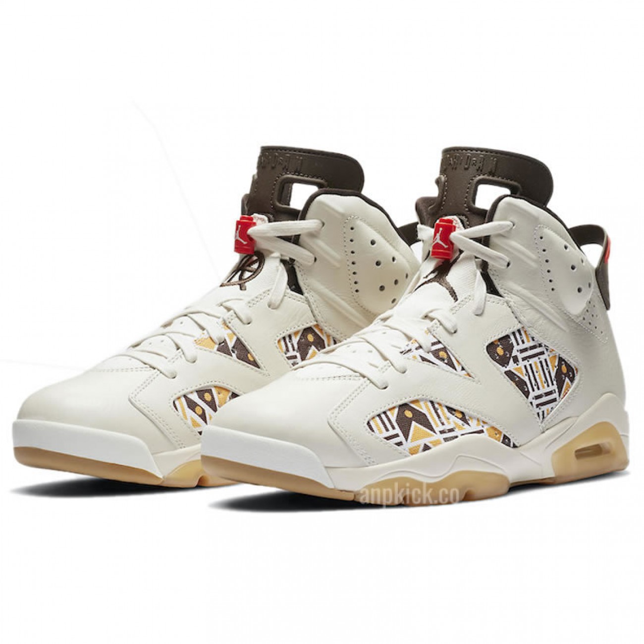 Air Jordan 6 Retro Quai 54 2020 Sail Baroque Brown CZ4152-100