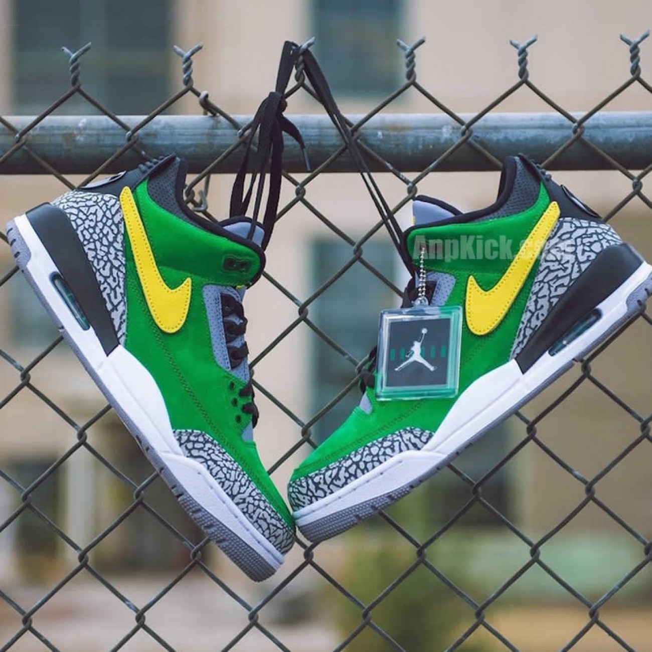 Air Jordan 3 Retro Tinker Oregon Ducks PE Shoes AJ3-867493