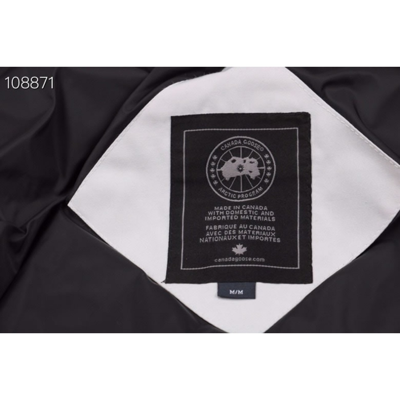 Canada Goose 'Maitland 4550MB 815 Down Jacket Coat Silver White