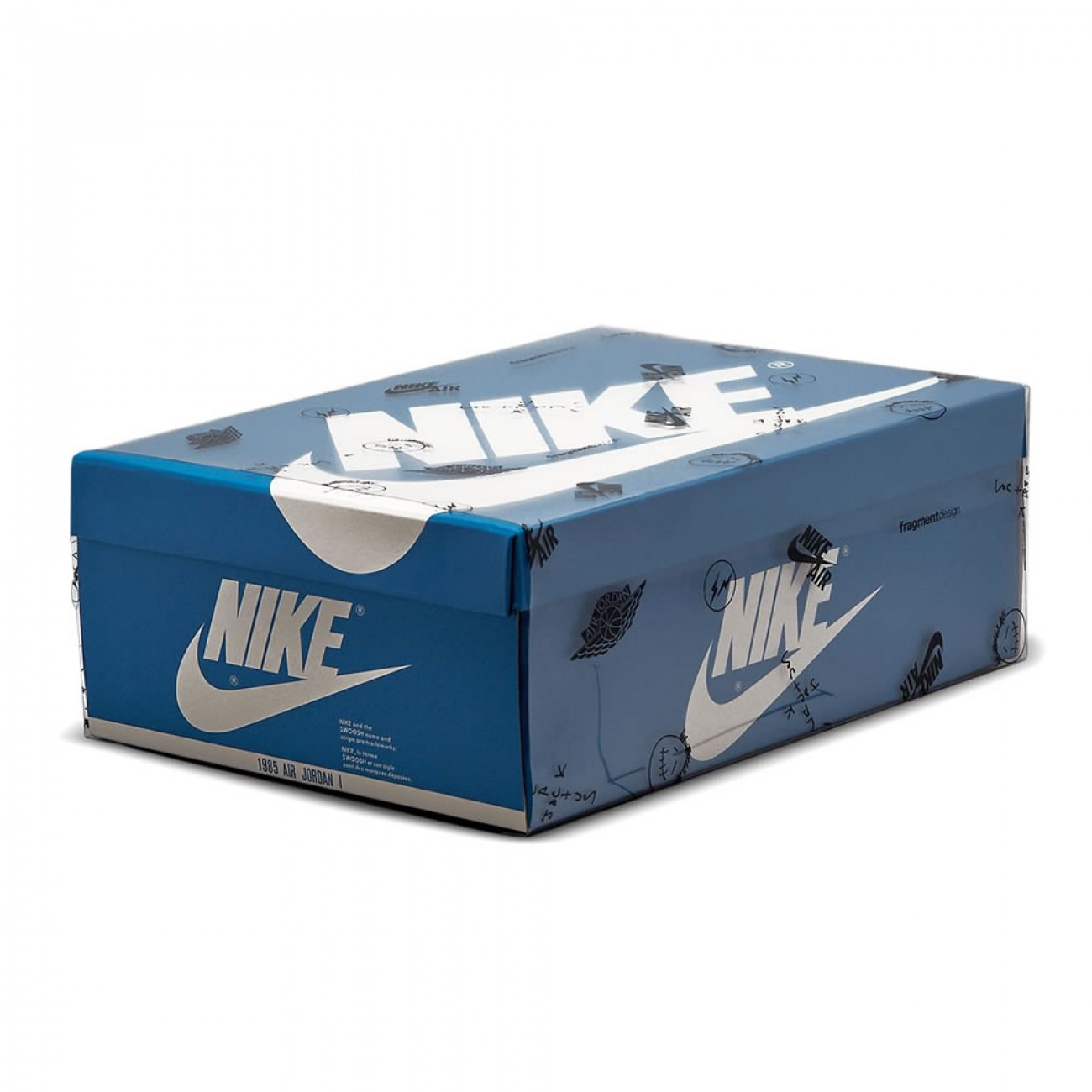 Travis Scott x Air Jordan 1 High OG SP Military Blue Collab With Fragment Cactus Jack Royal DH3227-105