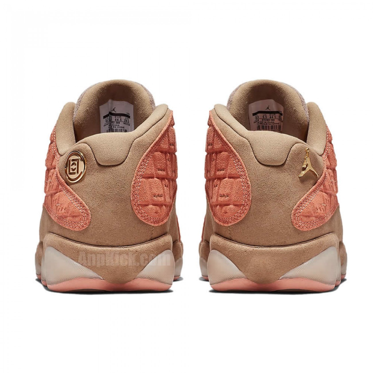 Clot x Air Jordan 13 Low Terracotta Warriors Shoes For Sale AT3102-200