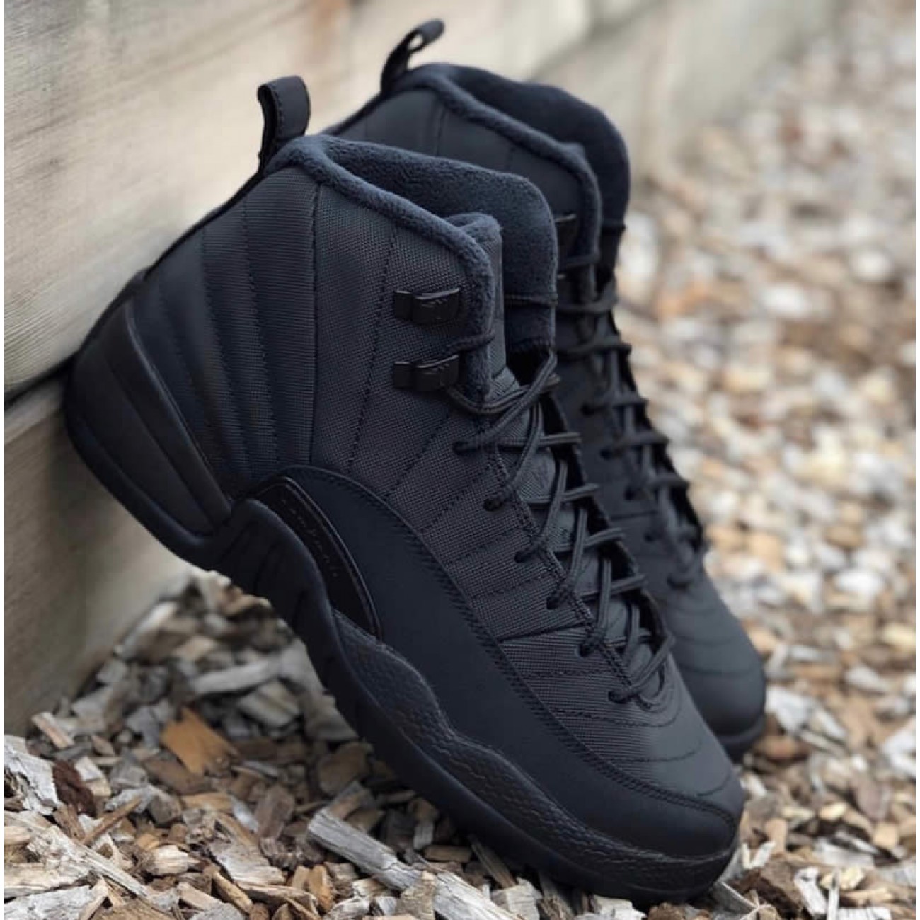 Air Jordan 12 Winterized Triple Black 2018 Price Release Date BQ6851-001