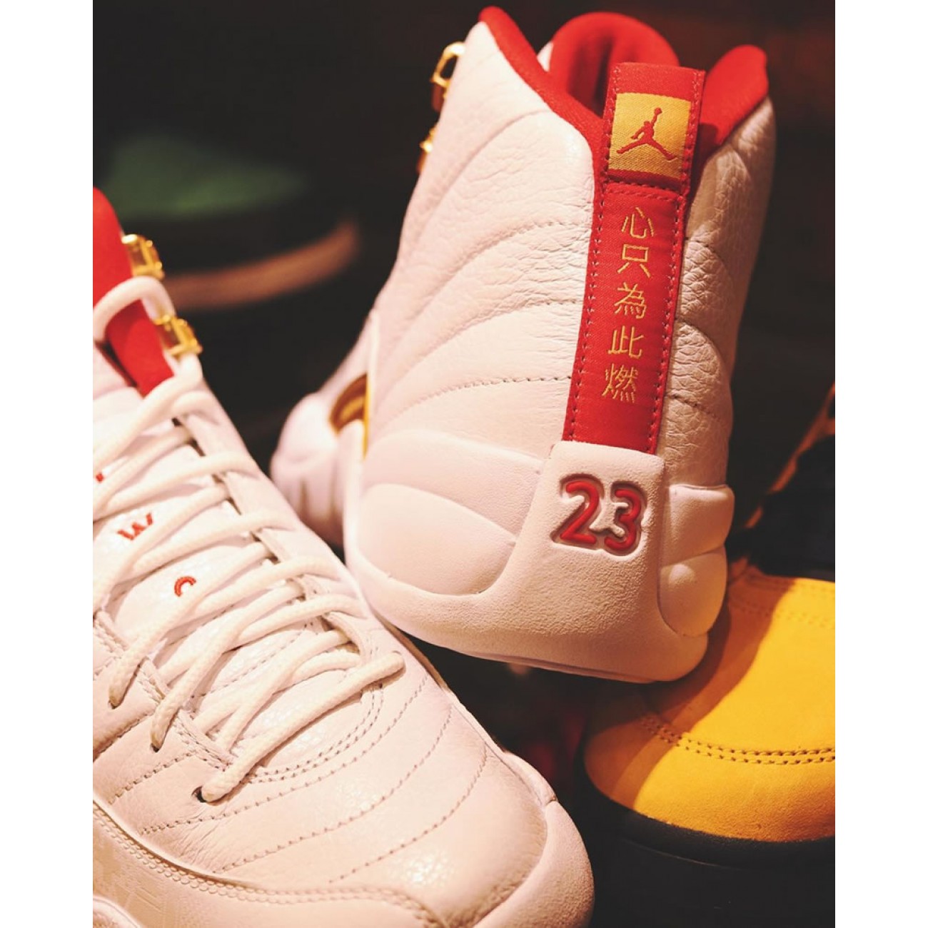 Air Jordan 12 FIBA 2019 White/University Red/Gold 130690-107