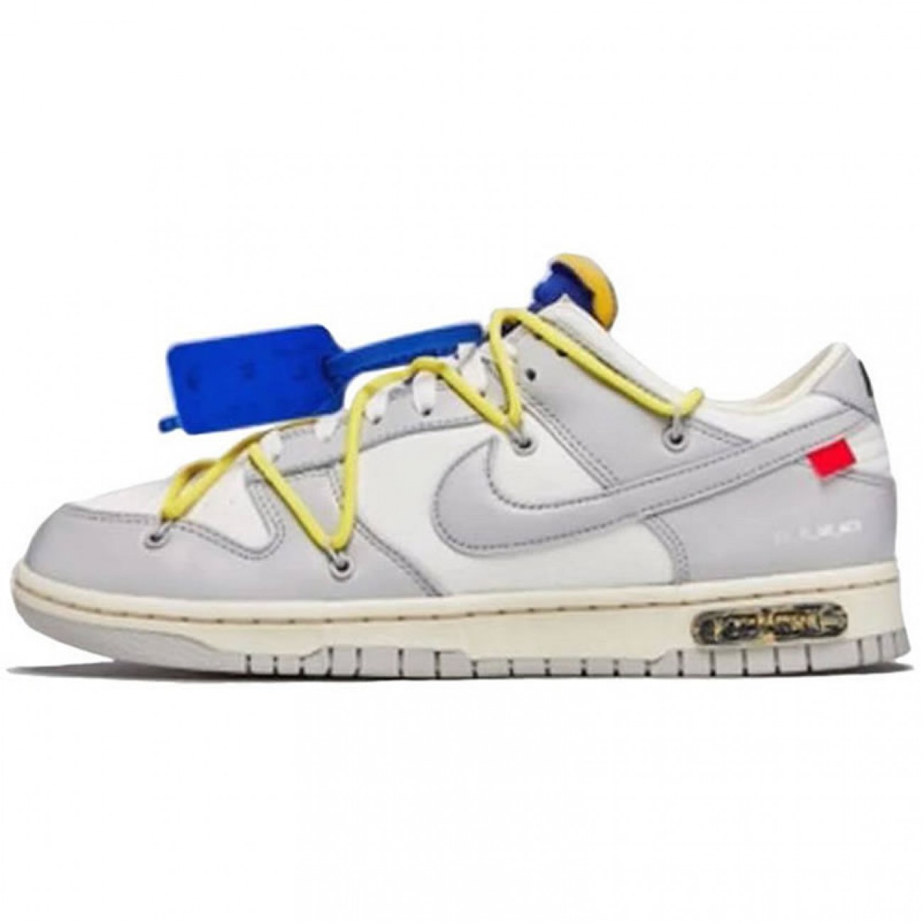 Off-White x Nike SB Dunk Low The 27 Of 50 Sail/Neutral Grey DM1602-120