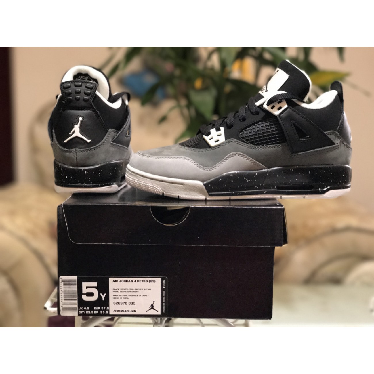 Air Jordan 4 Fear Oreo 626970-030