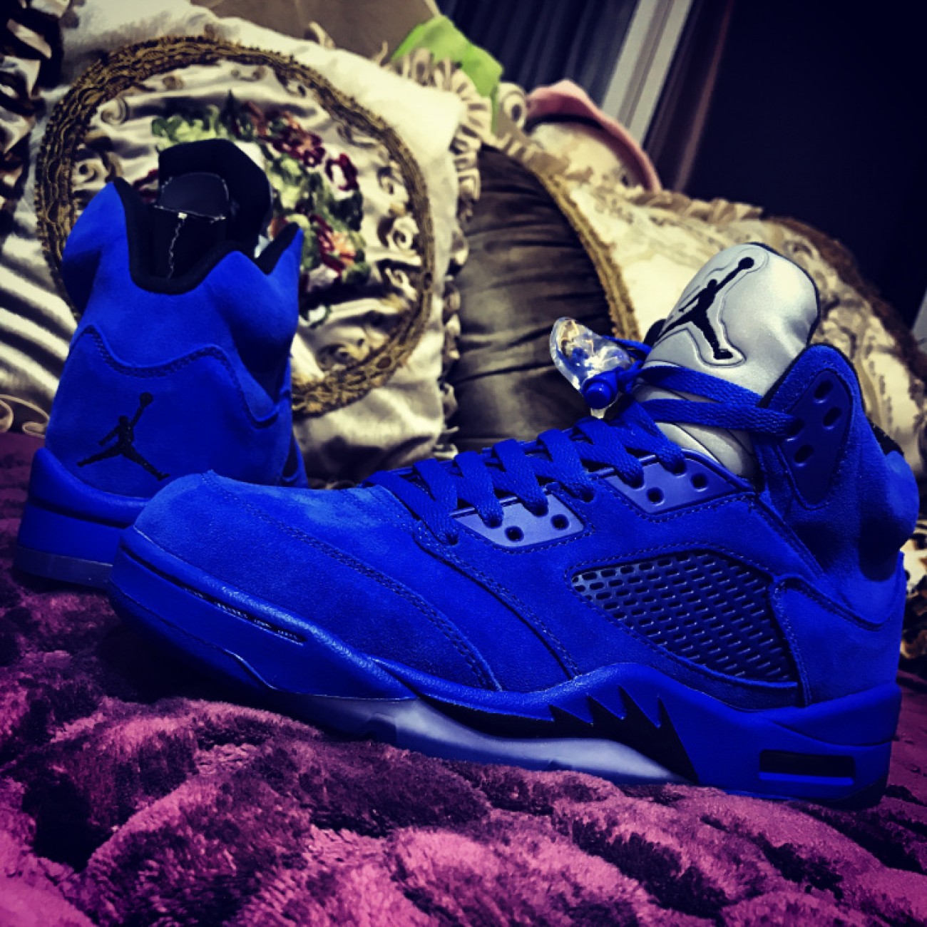 Air Jordan 5 Retro Blue Suede 136027-401