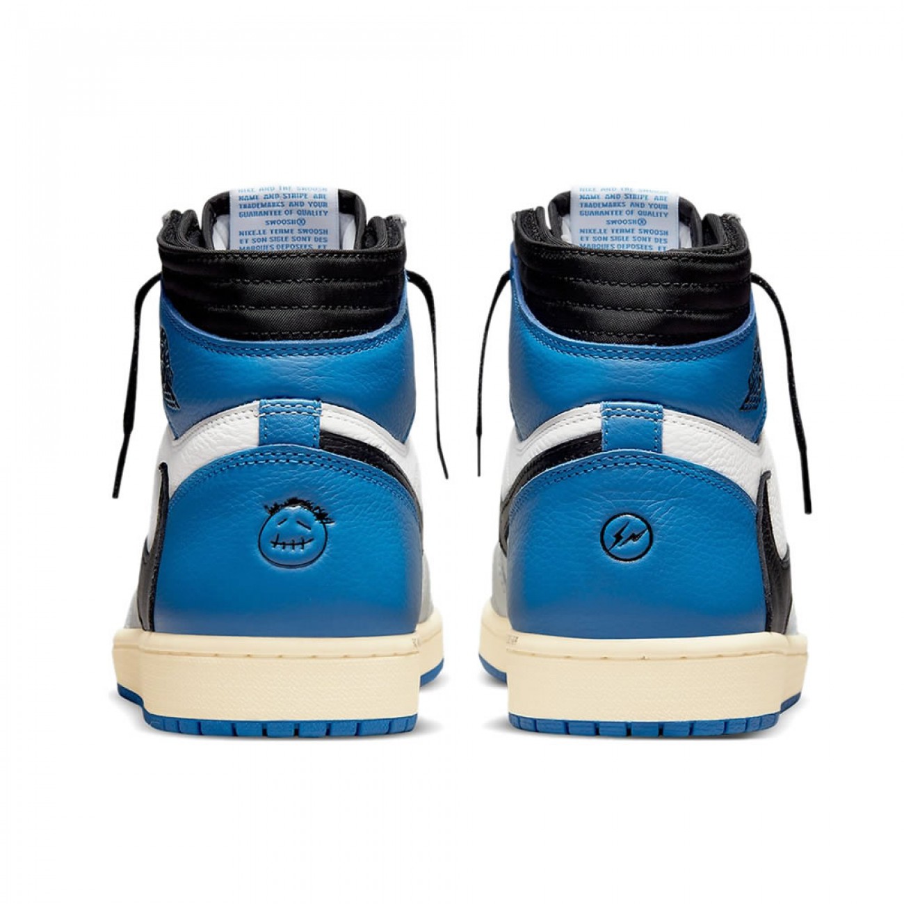 Travis Scott x Air Jordan 1 High OG SP Military Blue Collab With Fragment Cactus Jack Royal DH3227-105