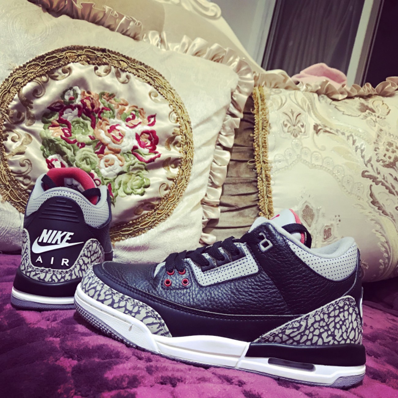 Air Jordan 3 GS Black Cement 854261-001