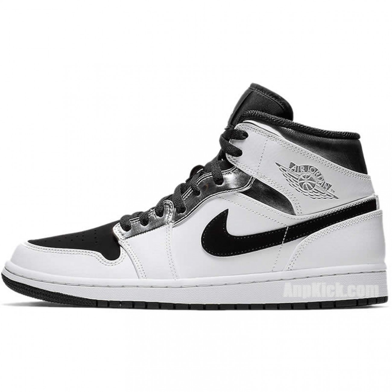 Air Jordan 1 Mid White/Silver Kawhi Leonard Alternate Shoes 554724-121