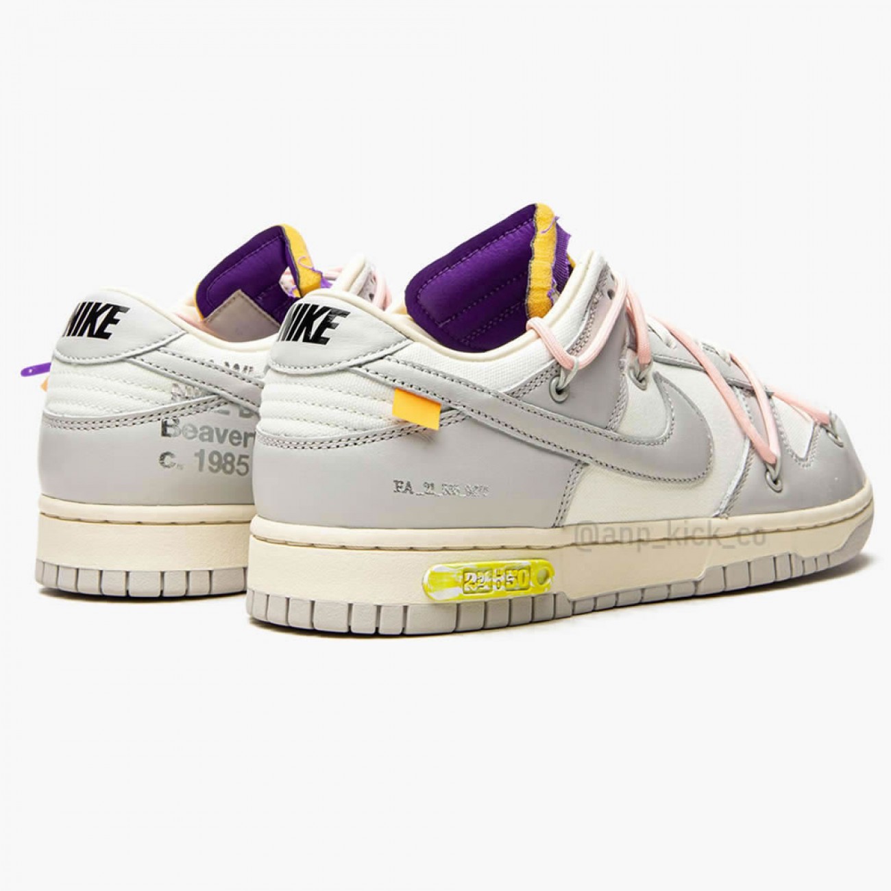 Nike SB Dunk Low Off-White Lot 24 OF 50 DM1602-119