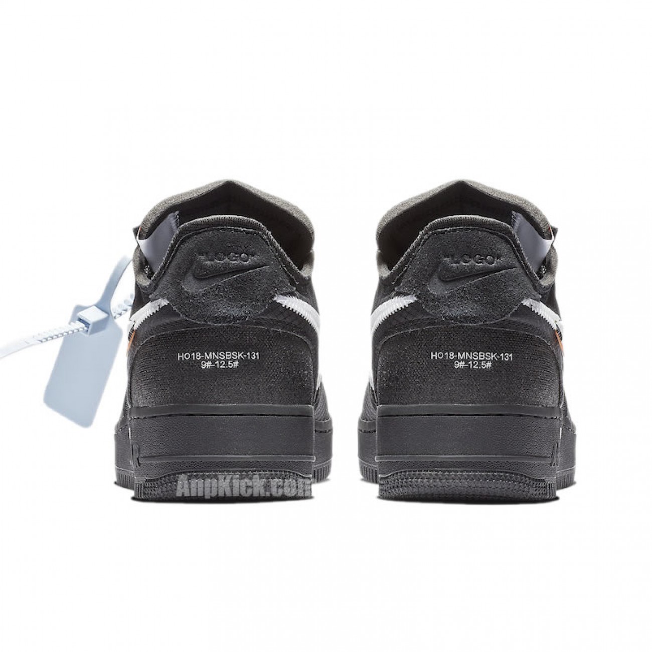 Off-White x Nike Air Force 1 Low Black/White Shoes AO4606-001