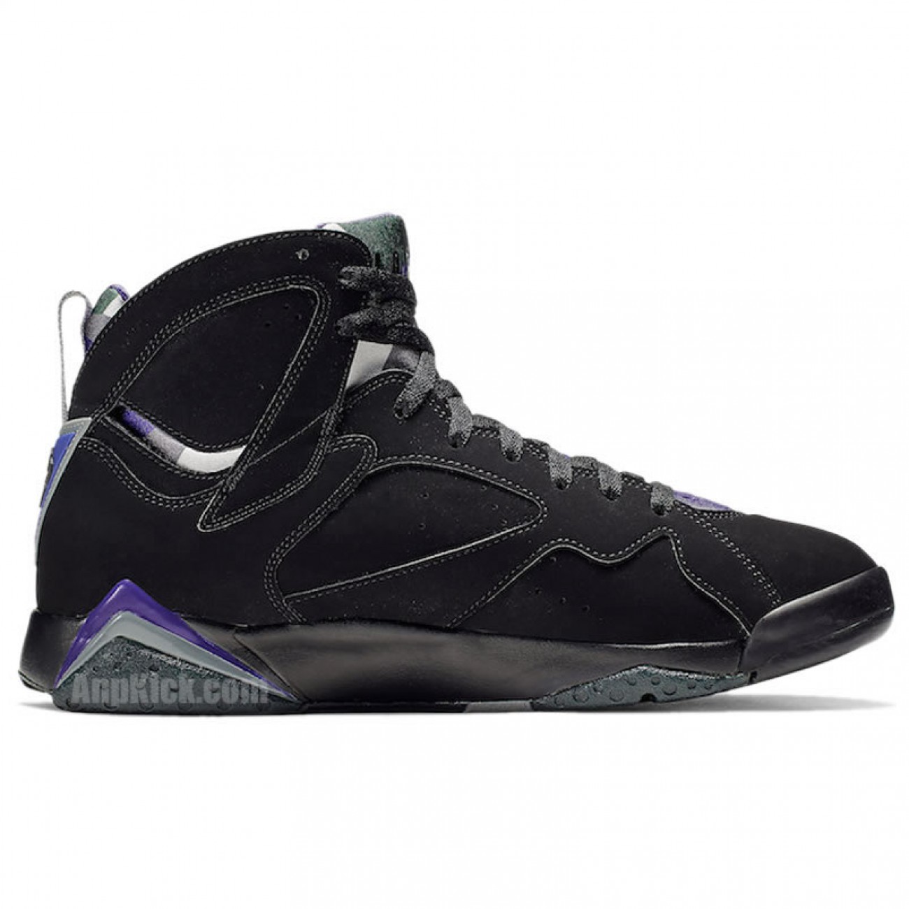 Air Jordan Retro 7 Ray Allen PE Black And Purple 304775-053