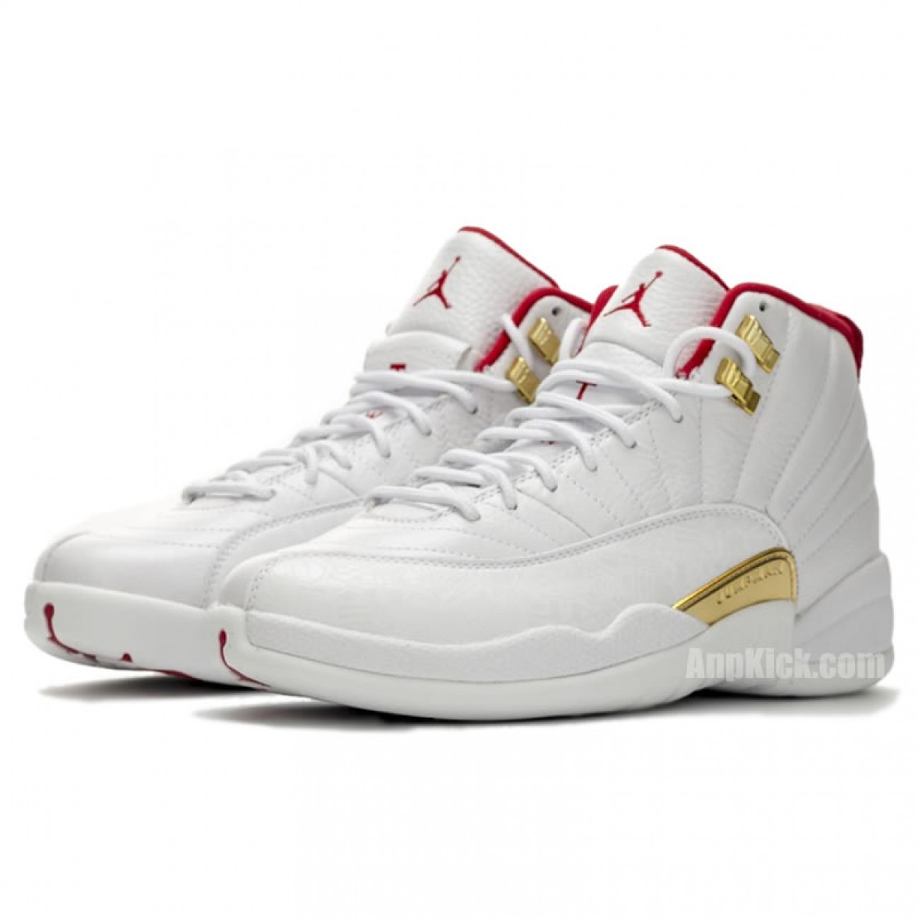 Air Jordan 12 FIBA 2019 White/University Red/Gold 130690-107