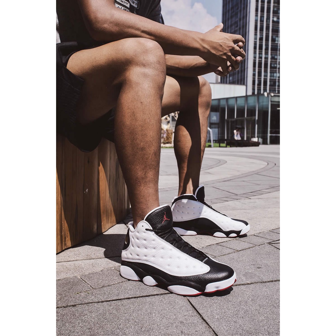 Air Jordan 13 He Got Game 2018 Black And White Outfit For Sale 414571-104