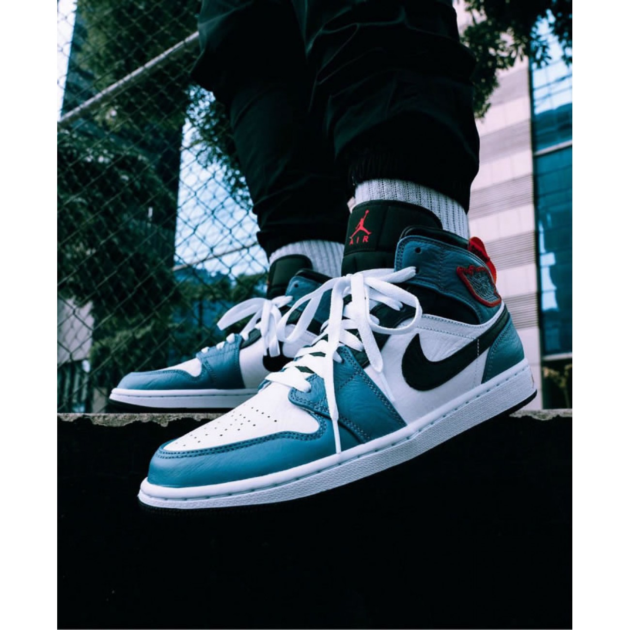 Facetasm x Air Jordan 1 Mid Fearless AJ1 Release Date CU2802-100