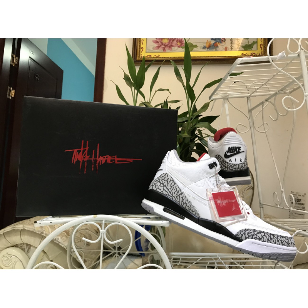 Air Jordan 3 JTH Tinker White Cement AV6683-160