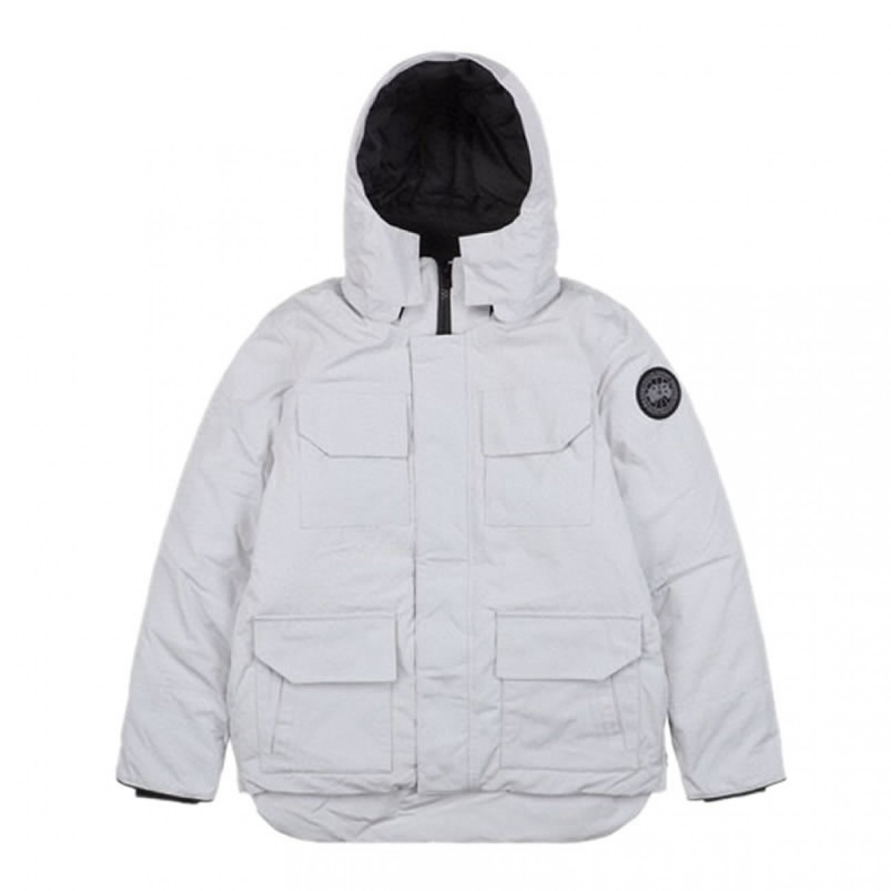 Canada Goose 'Maitland 4550MB 815 Down Jacket Coat Silver White