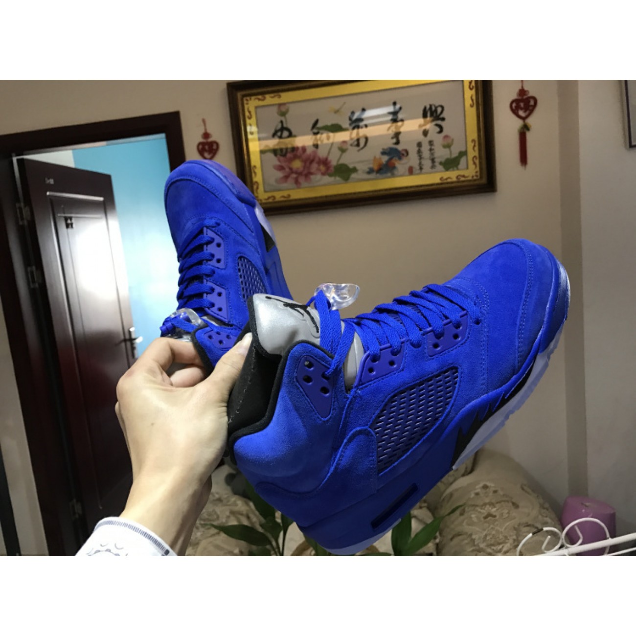 Air Jordan 5 Retro Blue Suede 136027-401