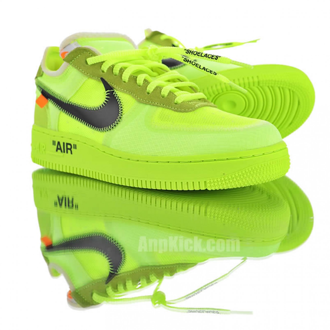 Off-White x Nike Air Force 1 Low Volt Green Release Date AO4606-700