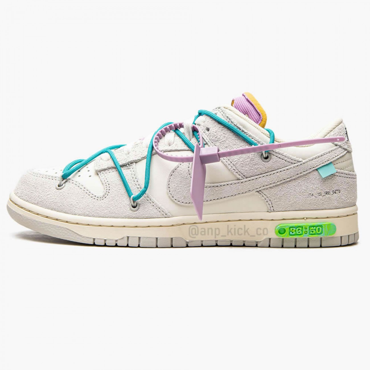 Nike SB Dunk Low Off-White Lot 36 OF 50 DJ0950-107