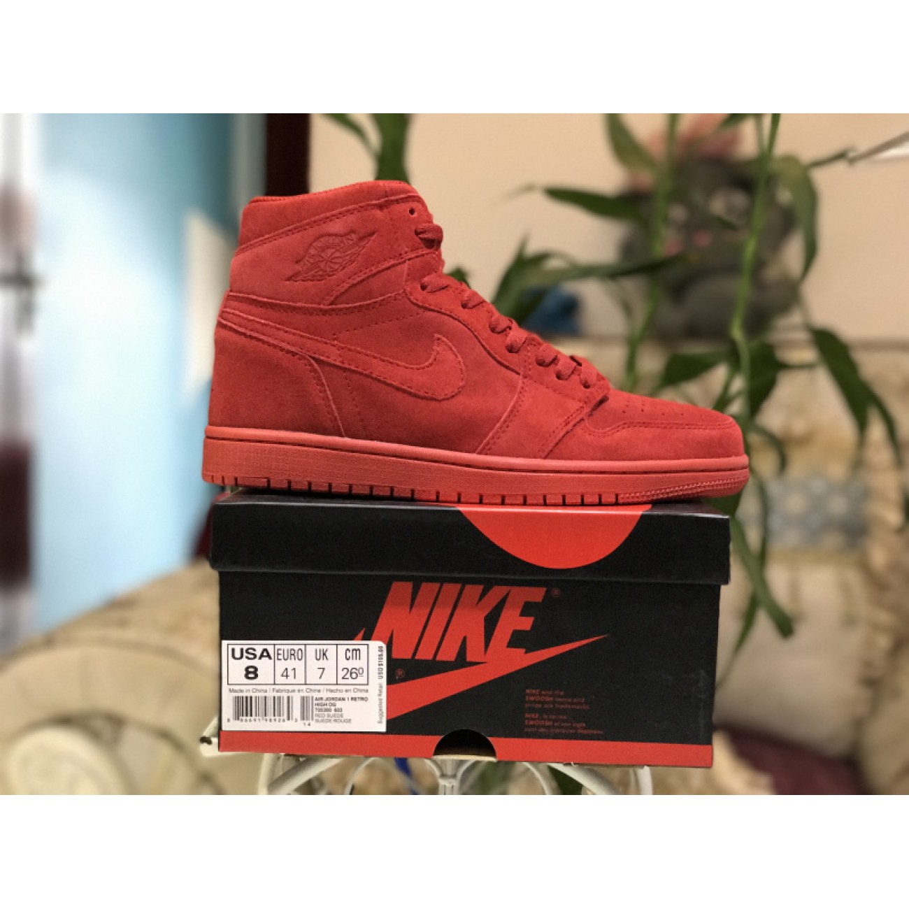 Air Jordan 1 High Red 705300-603
