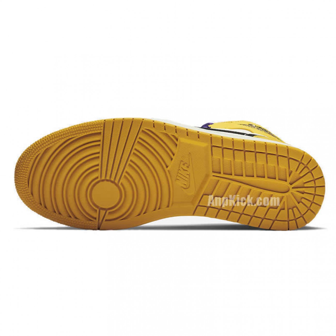 Air Jordan 1 Mid 2019 Lakers Yellow Purple Release Date 852542-700