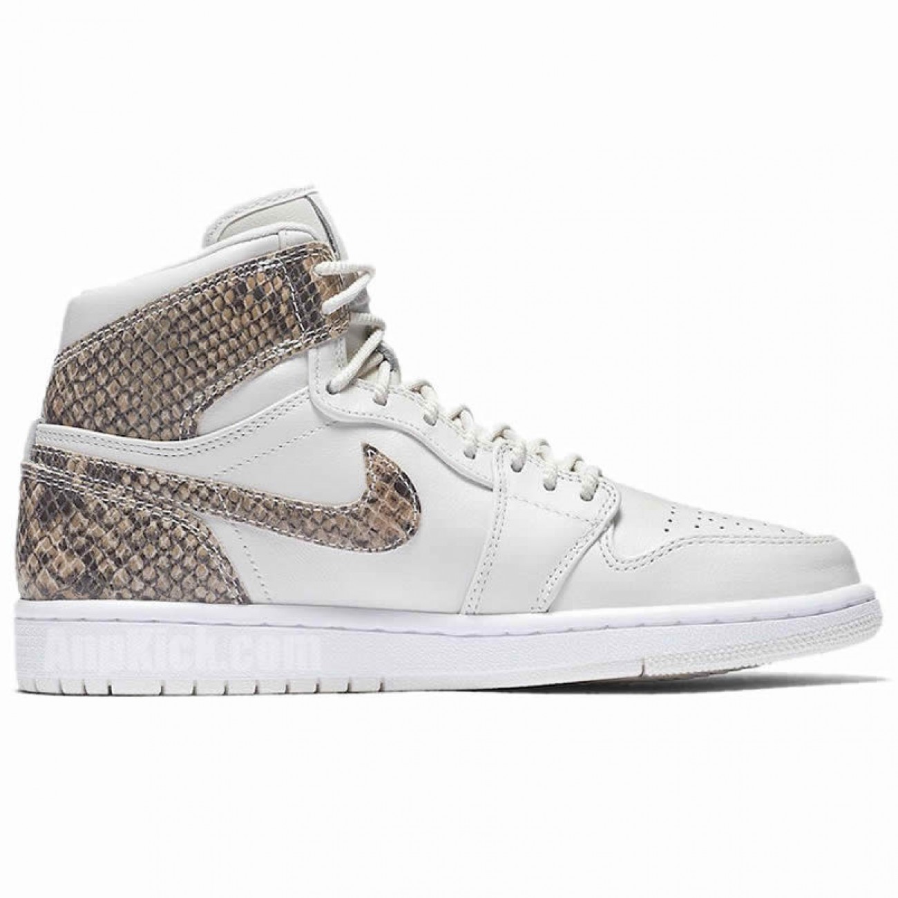 Air Jordan 1 Retro High Snakeskin White Shoes AH7389-004