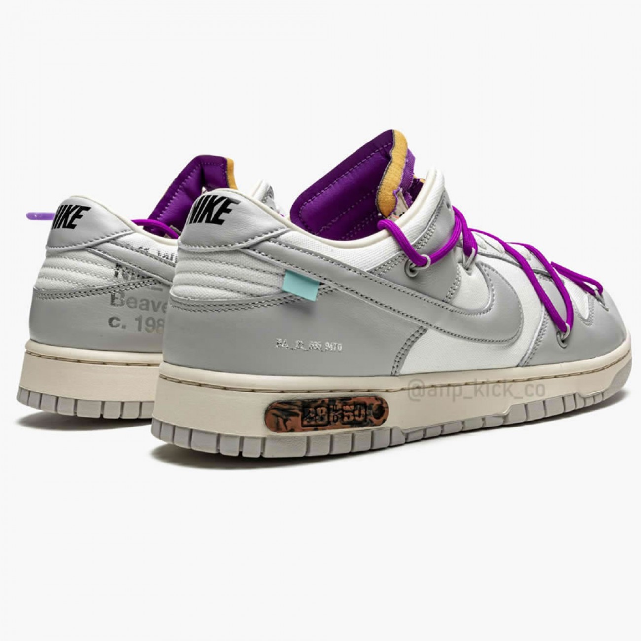 Nike SB Dunk Low Off-White Lot 28 OF 50 DM1602-111