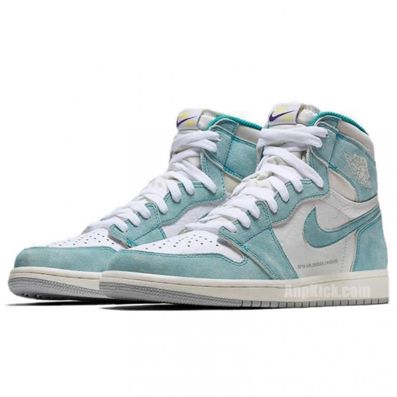 Air Jordan 1 Retro High OG Turbo Green White Grey 555088-311