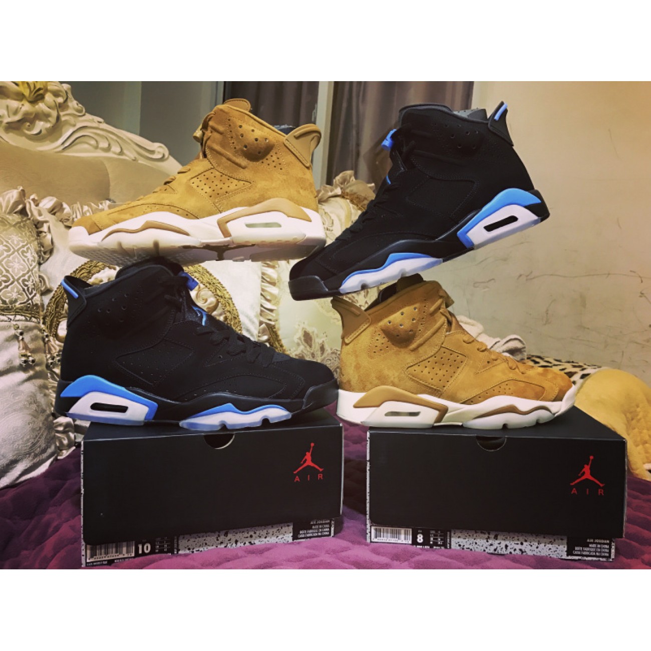 Air Jordan 6 University Blue 384664-006