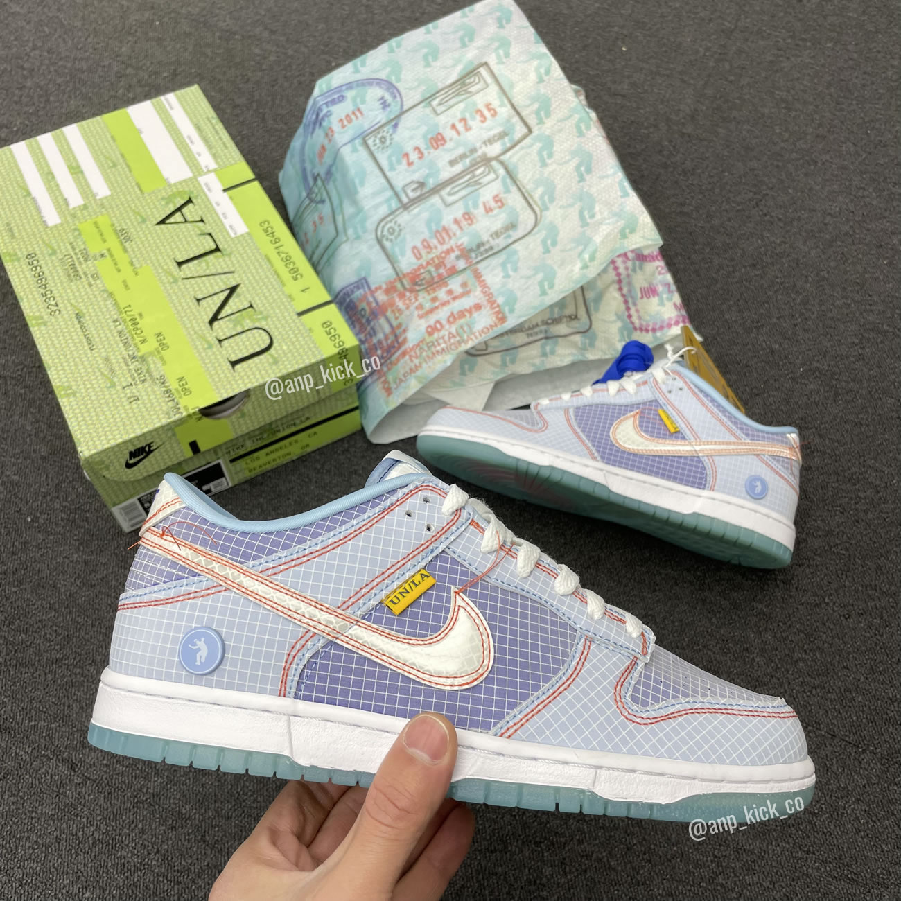 Union Los Angeles x Nike Dunk Low Hyper Royal/Psychic Blue DJ9649-400