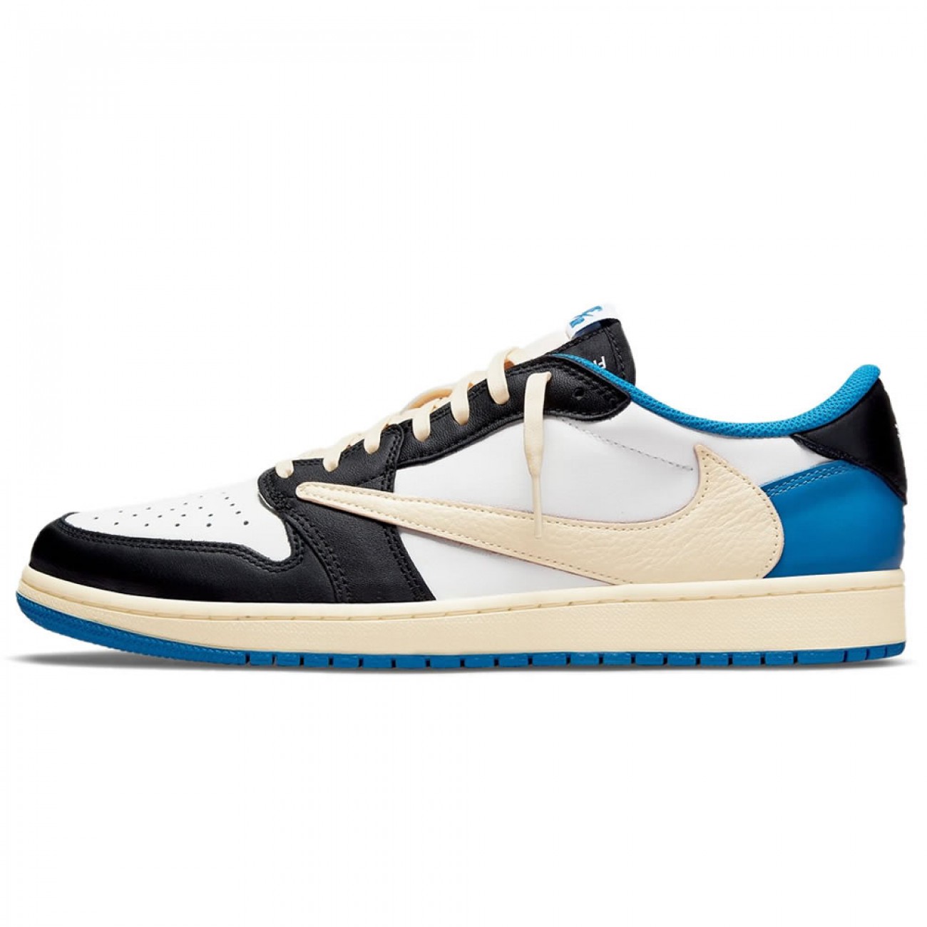 Travis Scott x Air Jordan 1 Retro Low Military Blue Collab With Fragment Cactus Jack Royal DM7866-140