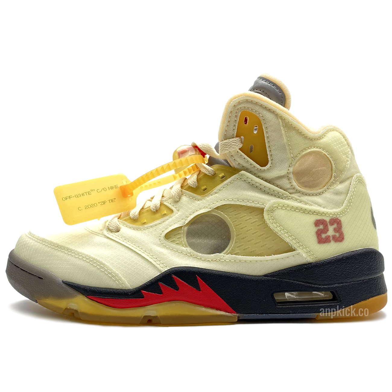Off-White x Air Jordan 5 Sail New Release Date DH8565-100