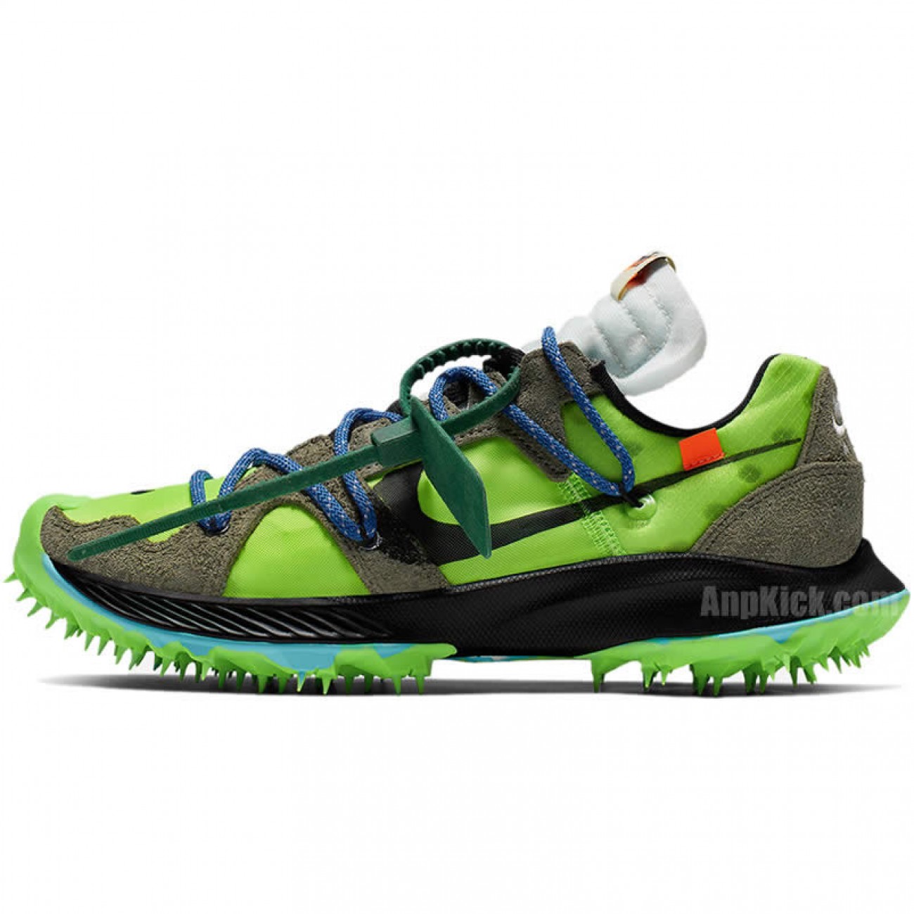 Off-White x Nike Zoom Terra Kiger 5 Green Athlete In Progress CD8179-300