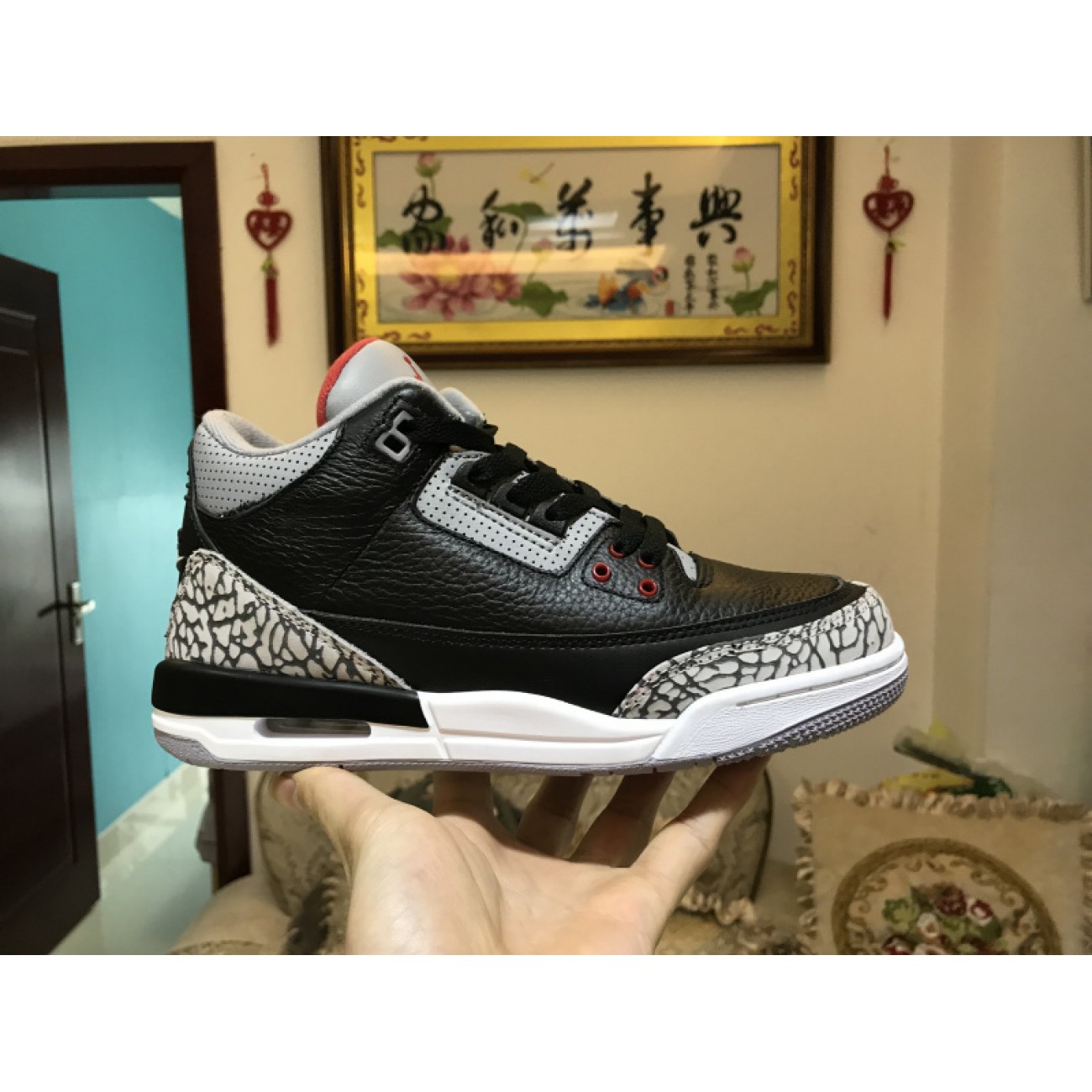 Air Jordan 3 GS Black Cement 854261-001