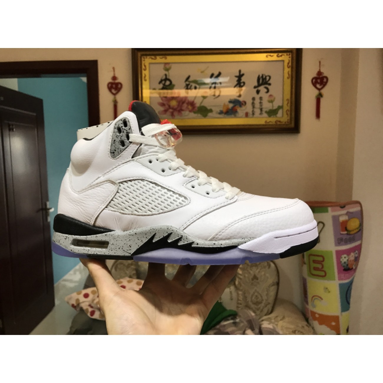Air Jordan 5 White Cement 136027-104