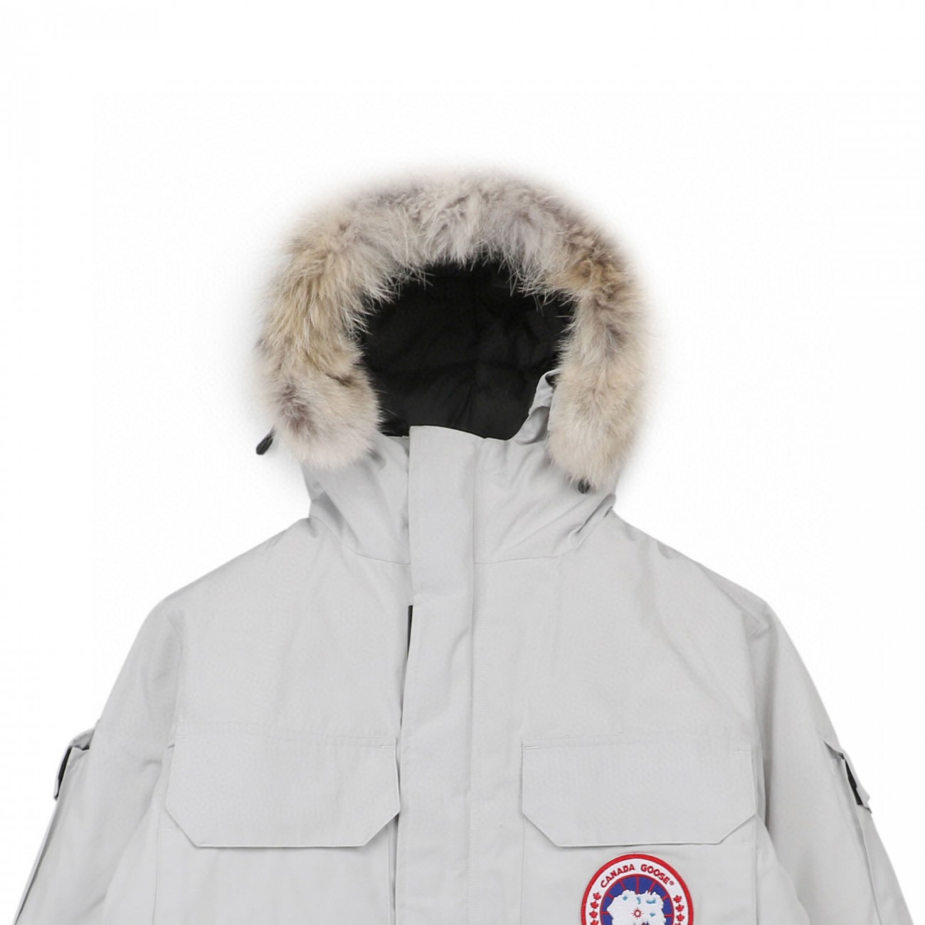 08 ' Canada Goose '19FW Expedition 4660MA Down Jacket Coat Silver White