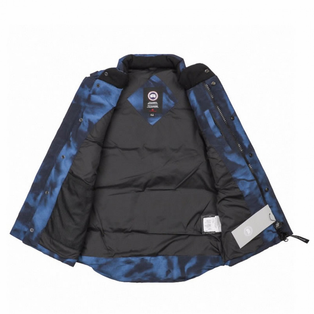 Canada Goose '4154M Freestyle Crew Vest Camouflage Blue
