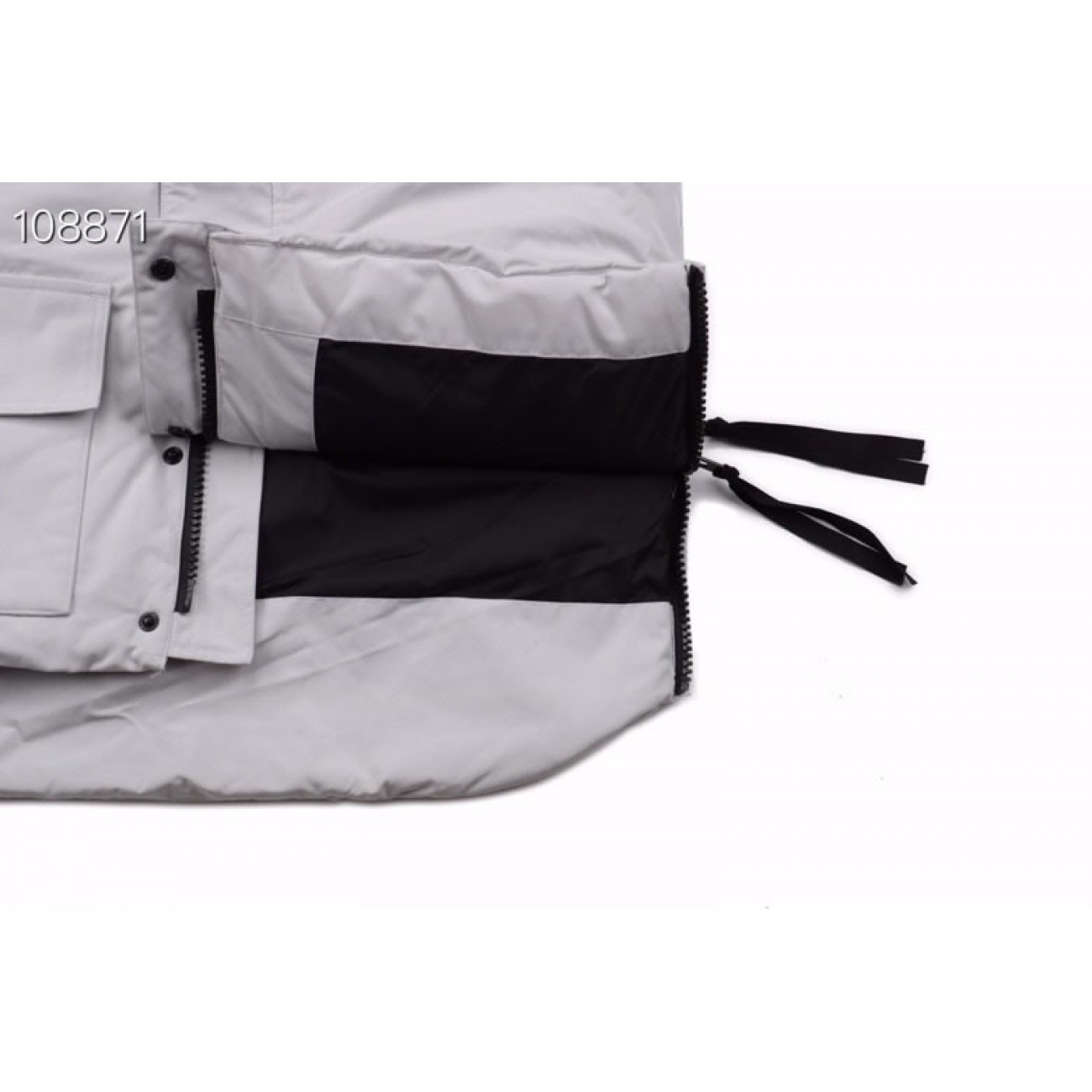 Canada Goose 'Maitland 4550MB 815 Down Jacket Coat Silver White